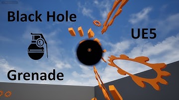 UE5 Physics Black Hole Grenade Tutorial How to
