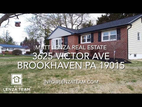 3625 Victor Ave, Brookhaven, PA home video tour