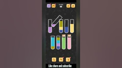 Water sort Quest level 66 #trending #video #ytshorts #shortvideo #gaming #games #youtubeshorts