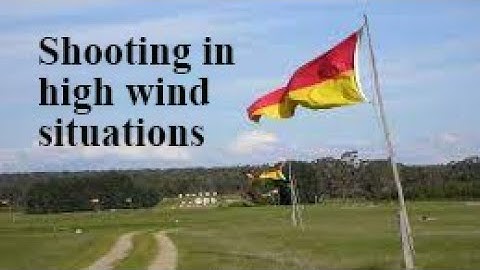 David Gosnell - dealing with high winds in competition