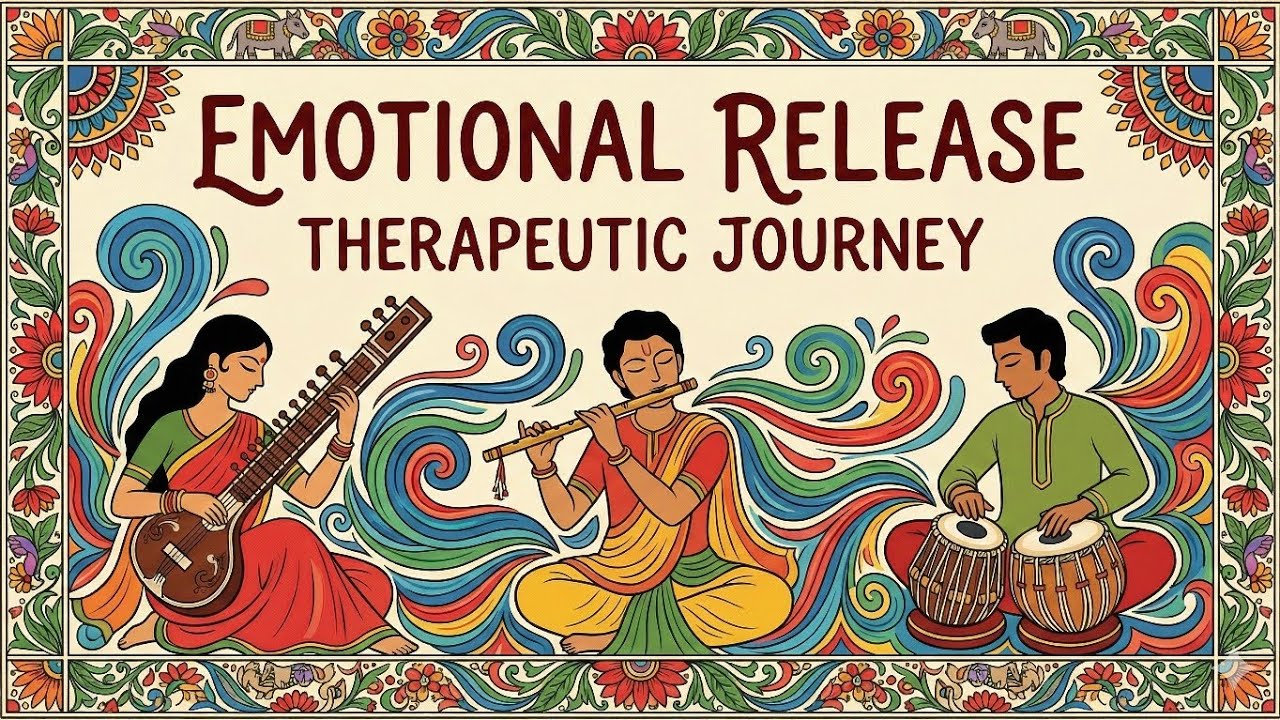 Emotional Release Music – Let Go of Stress & Trauma (Sitar, Flute & Tabla)