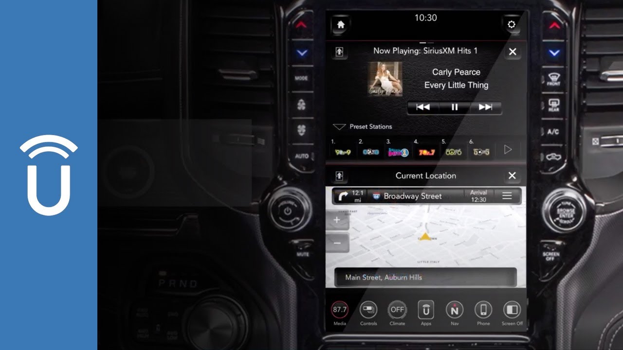 Quick Tip Split Screen Display 2019 Ram 1500 With 12 Inch Display