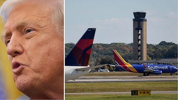 Trump demands air traffic controllers get to work amid soaring flight delays