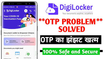 Digilocker OTP problem fixed | Digilocker OTP not received problem | Cyber Guru