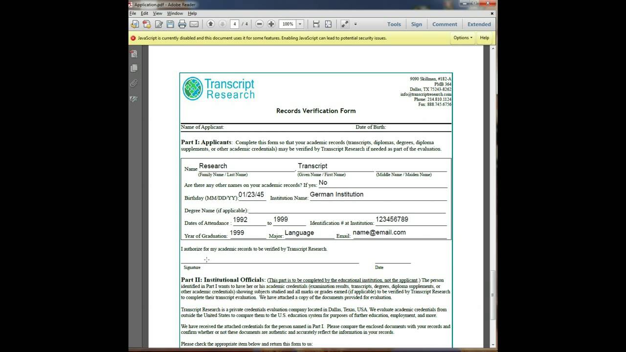 Electronically Sign the Application - YouTube