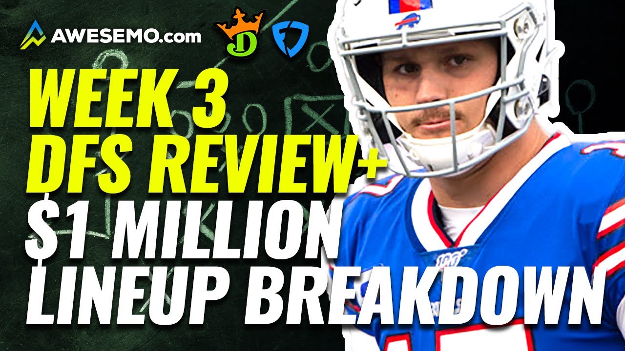 lineup-review-week-3-daily-fantasy-nfl-nfl-dfs-strategy-youtube