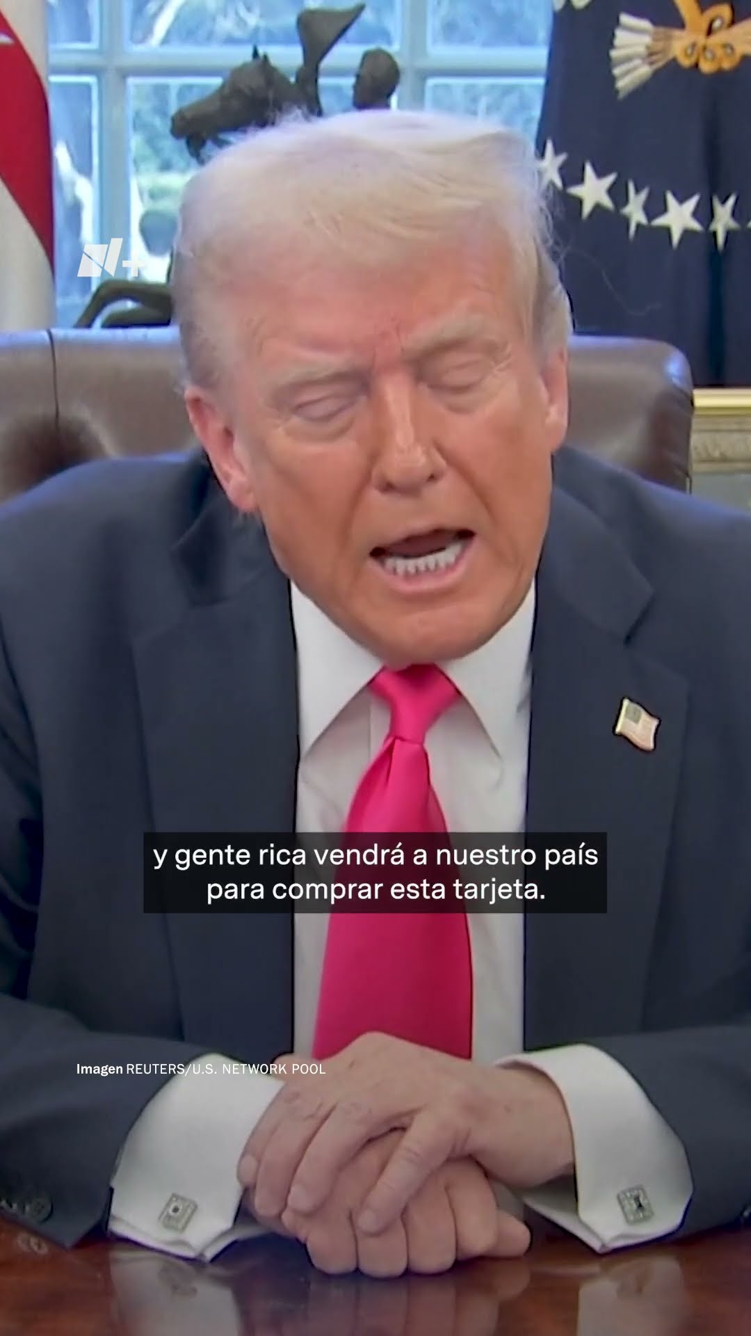Trump venderá “Gold Card” para extranjeros en 5 millones de dólares - N+ #Shorts