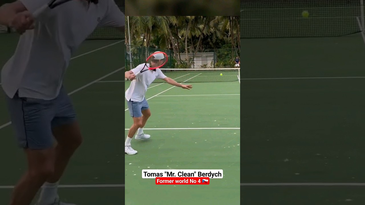 Former world No 4 Tomas Berdych still has pure strokes 🎥 IG