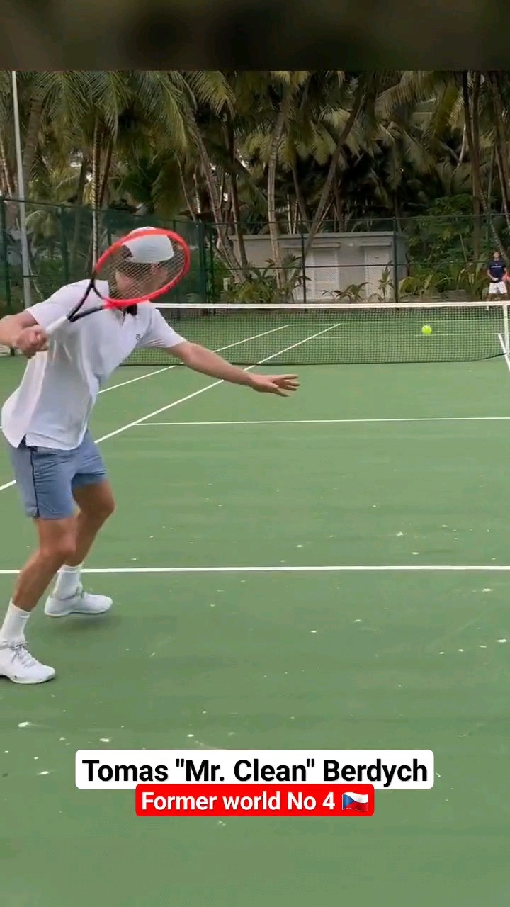 Former world No 4 Tomas Berdych still has pure strokes 🎥 IG