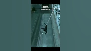 Spider-Man Black Suit mod GTA SA #shorts #spiderman #gtasanandreas #gameplay