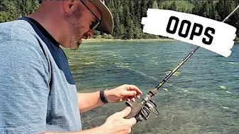 Learning To FISH - First Time Ever! - in the BC Backcountry Wilderness