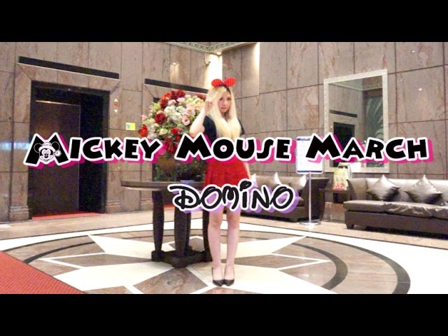 パラパラを踊ってみた Mickey Mouse March Eurobeat Version Domino Youtube