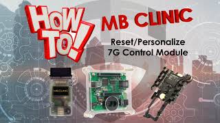 How to Reset / Personalize Mercedes 7 Gear Control Module