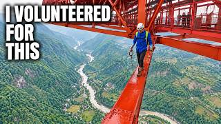 1200 Feet Up. No Safety Line (China 🇨🇳)