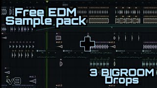 Free Edm Sample Pack 3 Bigroom Drops Flp Only Stock Plugins