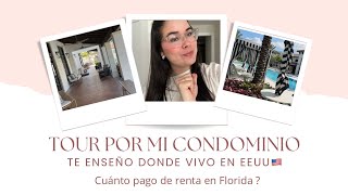 ¿Cuánto pago de renta en Miami? 😱PRECIOS ELEVADOS /Te enseño mi condominio( HOUSE TOUR) 🏠