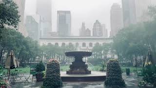 ⁴ᴷ⁶⁰ Walking in Heavy Rainstorm in NYC | Tropical Storm Fay in NYC