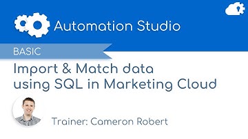 Import and match data in Salesforce Marketing Cloud