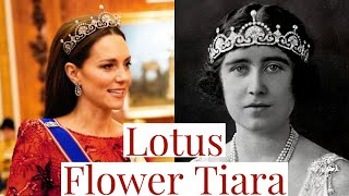 The Iconic Lotus Flower Tiara | Queen Mother, Princess Margaret, Kate Middleton | Tiara Tuesday