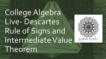 College Algebra - Descartes