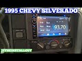 how to install a double din in a 1995 chevy Silverado | 95 chevy pick up radio removal