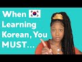 If you're learning Korean watch this...