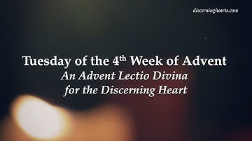 Tuesday of the 4th Week of Advent - An Advent Lectio Divina for the Discerning Heart