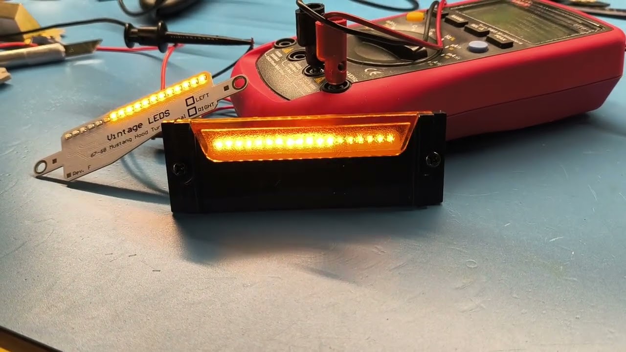 67-68 Mustang Hood Signals Version 2