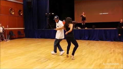 Dadinho & Nathália -Zouk demo 3 @ 2015 Mega Zouk & Samba Weekend, Vienna