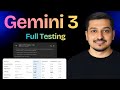 Gemini 3 Pro : First Look &amp; Hands-On Testing The World's Most Intelligent Model