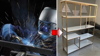 Сделал быстро - продал дорого! | Мебель из профильной трубы. Cтеллаж лофт своими руками