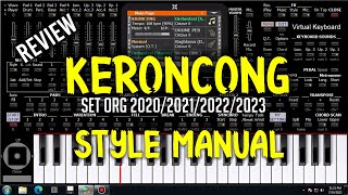SET MANUAL KERONCONG - SET ORG 2020/2021/2022/2023