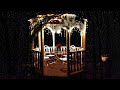Beautiful Gazebo Ambience at Night - Relaxing Rain Sounds for Sleeping, Studying & Relax