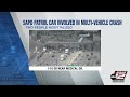SAPD patrol car involved in multi-vehicle crash on Interstate 10, SAFD says