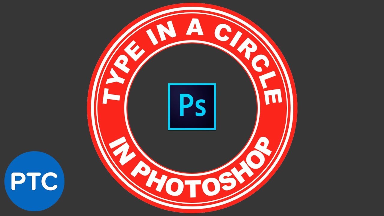 How To Type In A Circle In Photoshop Text In A Circular