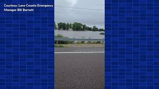 Flooding near Dighton