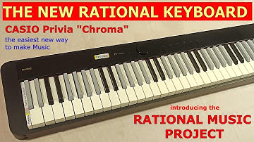 Casio Privia "Chroma" - A New Rational Keyboard that Casio should make.The best way to play Music!