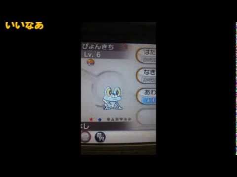 ポケモンxy ケロマツの色違いを発見 Youtube