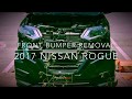 How to Remove The Front Bumper 2017-19 Nissan Rogue