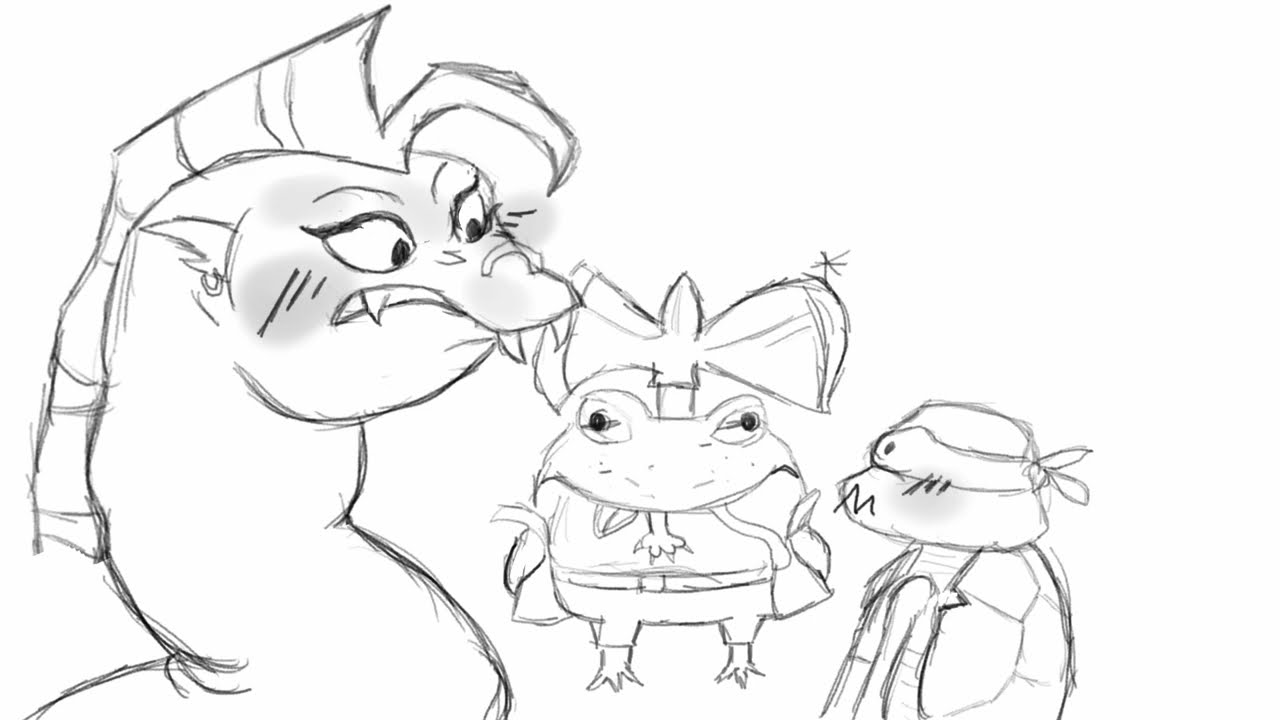 Mikey and lee on tales of the TMNT where like