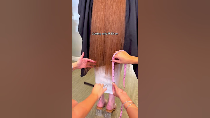 Girl is getting her first hair trim in over six years!