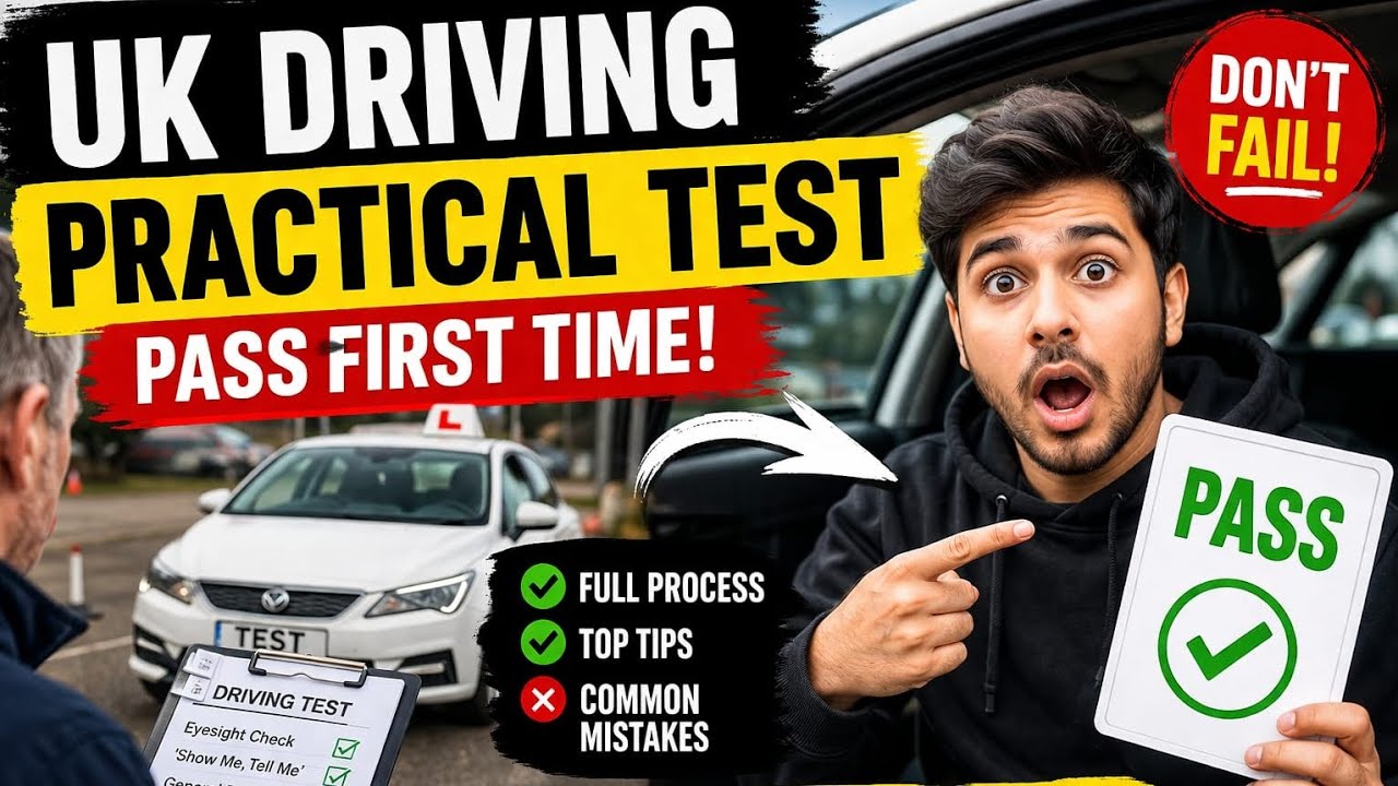 How to Pass UK Driving Practical Test First Time 🚗 (Full Guide) - YouTube