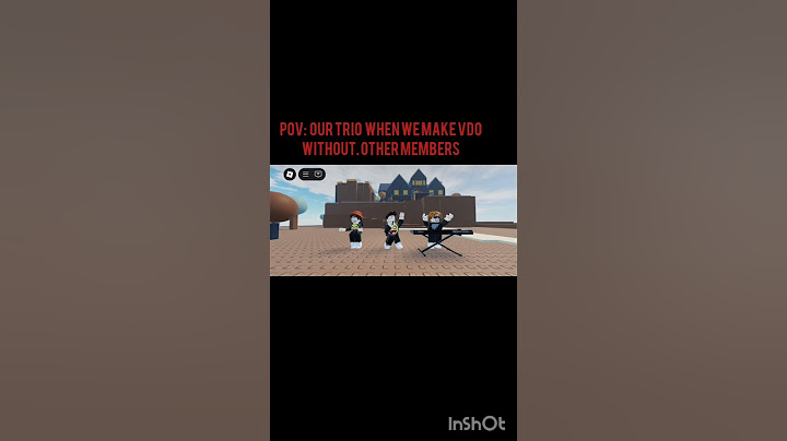 Pov our Trio when we make vdo without other members #roblox #shorts #robloxedit