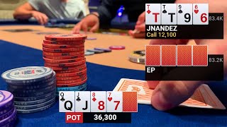 Playing the $5,000 PLO Masters Tournament at Kings Casino The Big Wrap! screenshot 3