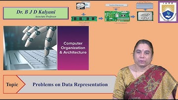 Problems on Data Representation by Dr. B J D Kalyani