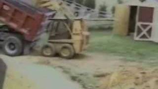 Idiot in a skid steer