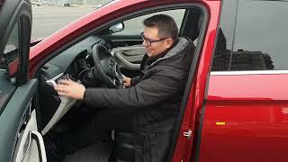 Место водителя BYD Song plus тест драйв Автопанорама