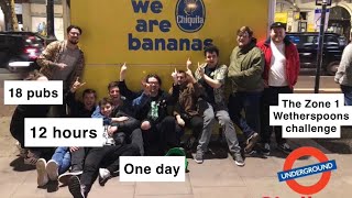 WE TRIED THE LONDON ZONE 1 WETHERSPOONS CHALLENGE (It’s not as hard as you think)