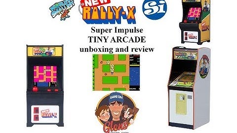 New Rally-X TINY ARCADE by Super Impulse unboxing and review