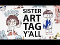SISTER ART TAG - Doodling Prompts With My Sister